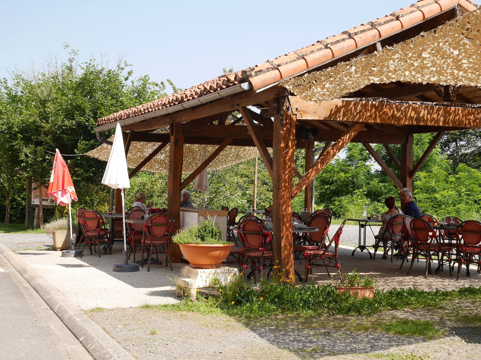 Service en terrasse